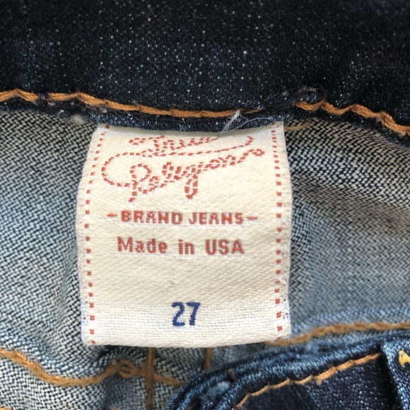 True Religion Bootcut Flare Jean SZ 27 - Picture 6 of 8